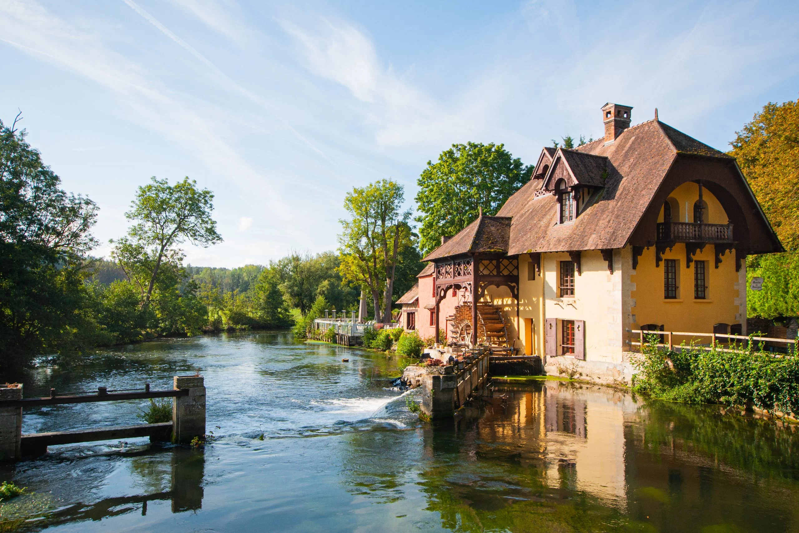 Moulin de Fourges au bord de l’Epte dans le Vexin